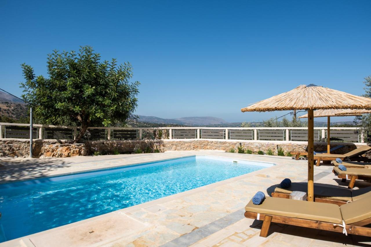 Prinus Country Retreat Apokoronas, Heated Pool, 13Km From The Sea Villa Embrosneros Luaran gambar